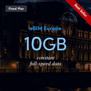 eSIM Europe Fixed Plan 10GB