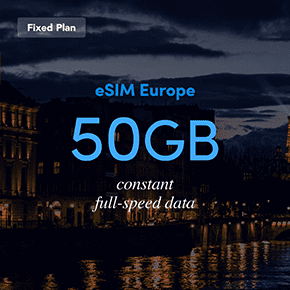 eSIM Europe Fixed Plan 50GB